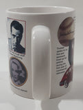 1996 Peacock Papers "50 Years Ago" And I Was Born Jackie Robinson United Nations Bogart Marletent Dietrich Truman GM Everglades Ceramic Coffee Mug Cup