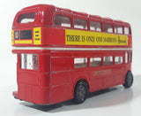 Harrods London Bus London Transport No. 61051 Red Double Decker Bus Die Cast Toy Car Vehicle