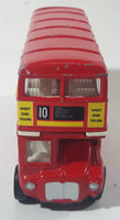 Harrods London Bus London Transport No. 61051 Red Double Decker Bus Die Cast Toy Car Vehicle