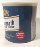 Vintage Edgeworth Ready Rubbed America's Finest Pipe Tobacco Tin Metal Can with Plastic Lid