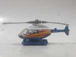 1999 Matchbox Wilderness Adventure Rescue Chopper Alpine Rescue White Die Cast Toy Aircraft Vehicle