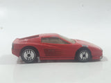 1988 Hot Wheels Ferrari Testarossa Red Die Cast Toy Car Vehicle