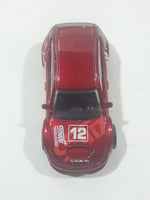 2012 Hot Wheels Subaru WRX STI Red Die Cast Toy Car Vehicle