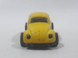 2003 Hot Wheels Robo Zoo VW Bug Pearl Yellow Die Cast Toy Car Vehicle