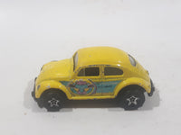 2003 Hot Wheels Robo Zoo VW Bug Pearl Yellow Die Cast Toy Car Vehicle