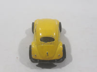 2003 Hot Wheels Robo Zoo VW Bug Pearl Yellow Die Cast Toy Car Vehicle