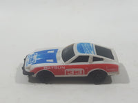 Vintage 1980 Kidco Burnin' Key Cars Datsun 280ZX Turbo #33 White Plastic Body Toy Car Vehicle