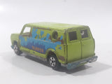 Vintage Soma Super Wheel Bedford Van Surfer Lime Green Die Cast Toy Car Vehicle