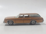 2007 Johnny Lighting Those 70s No. 944 1974 Chevrolet Caprice Estate Station Wagon Metalflake Gold Die Cast Toy Car Vehicle with Opening Hood