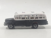 Tomica No. 6 Isuzu Bonnet Bus Police Department Prisoner Transport Black and White 1/110 Scale Die Cast Toy Car Vehicle