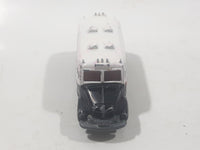 Tomica No. 6 Isuzu Bonnet Bus Police Department Prisoner Transport Black and White 1/110 Scale Die Cast Toy Car Vehicle