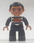 Lego Duplo Prisoner Inmate 92116 Black and White Striped 2 1/2" Tall Toy Figure 47394