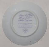1992 Avon How Do You Wrap Love! Mother's Day 1992 5" 22K Gold Rimmed Porcelain Collector Plate