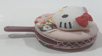 2006 Sanrio Hello Kitty Pocket Mirror in 3D Embroidered Cover