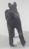 Vintage Akita Inu Dog Miniature 1 3/4" Long Cast Metal Figurine Made in Japan