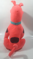 2015 Toy Factory Hanna Barbera Scooby-Doo! Fluorescent Pink Scooby 12" Tall Stuffed Toy Plush Character