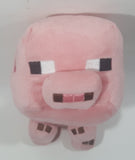 2014 Mojang Minecraft Pink Pig 6" Stuffed Toy Character Plush