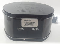 NHL Ice Hockey Puck Shaped Embossed Tin Metal Lunch Box New with Tag