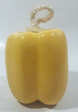 Vintage Ceramic Art Vegetable Yellow Bell Pepper 3 1/2" Tall Hanging Ornament