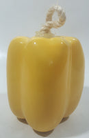 Vintage Ceramic Art Vegetable Yellow Bell Pepper 3 1/2" Tall Hanging Ornament