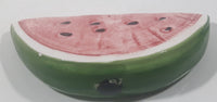 Vintage Ceramic Fruit Watermelon 6 1/4" Wide Ornament