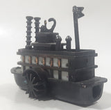Vintage River Boat Paddle Steam Boat Miniature Metal Pencil Sharpener Doll House Furniture