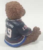 Elby Gifts NHL Power Play Captain Series Vancouver Canucks #19 Markus Naslund 3" Tall Resin Teddy Bear Figurine