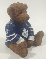 Elby Gifts NHL Power Play Captain Series Toronto Maple Leafs #13 Mats Sundin 3" Tall Resin Teddy Bear Figurine