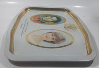 Vintage Elite Trays 26th July 1981 To Commemorate The Marriage of The Prince of Wales and Lady Diana Spencer 11 3/8" x 15" Metal Beverage Serving Tray