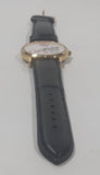 Rare 1990s Dairy Queen Think DQ Black Genuine Leather Band Wristwatch