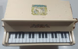 Rare Vintage 18 Key Baby Grand Piano 14 3/4" Wood Playable Toy