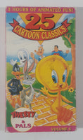 1992 UAV 3 Hours of Animated Fun! 25 Cartoon Classics Tweety & Pals Volume 6Movie VHS Video Cassette Tape with Case