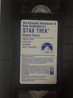 1989 Paramount Pictures The Animated Adventures of Gene Roddenberry's Star Trek Volume Eleven Movie VHS Video Cassette Tape with Case