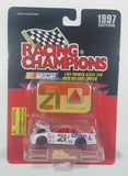 1997 Racing Champions NASCAR #21 Michael Waltrip CITGO Die Cast Toy Race Car Vehicle and Emblem New in Package