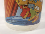 2008 Coca Cola Twentieth Century Fox Universal Studios Hollywood The Simpsons Ride 9" Tall Plastic Drink Bottle with Straw