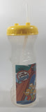 2008 Coca Cola Twentieth Century Fox Universal Studios Hollywood The Simpsons Ride 9" Tall Plastic Drink Bottle with Straw