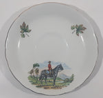 Vintage Old Foley James Kent Staffordshire England China Tone Royal Mountie 5 1/2" Porcelain Tea Cup Saucer Plate