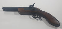 Vintage Parris 5891 Double Barrel Flint Lock Pistol Wood and Metal Replica Toy Cap Gun Made in U.S.A.