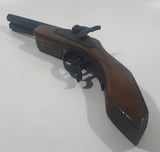 Vintage Parris 5891 Double Barrel Flint Lock Pistol Wood and Metal Replica Toy Cap Gun Made in U.S.A.