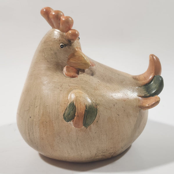 Laying Chicken Hen 5" Tall Ceramic Ornament