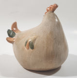 Laying Chicken Hen 5" Tall Ceramic Ornament