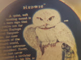 2000 Enesco Warner Bros. Harry Potter Hedwig Clip On Story Scope Yellow Jewel Pendant