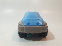 Kinder Surprise VDD05 Blue and Grey 4" Long Plastic Toy Car Vehicle with Fold Out Skis