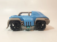 Kinder Surprise VDD05 Blue and Grey 4" Long Plastic Toy Car Vehicle with Fold Out Skis