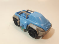 Kinder Surprise VDD05 Blue and Grey 4" Long Plastic Toy Car Vehicle with Fold Out Skis