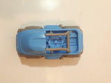 Kinder Surprise VDD05 Blue and Grey 4" Long Plastic Toy Car Vehicle with Fold Out Skis