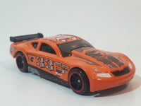 2009 Hot Wheels Circle Tracker Orange Die Cast Toy Car Vehicle