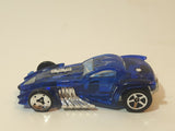 2006 Hot Wheels 2005 X‑Raycers Burl-Esque Translucent Blue Die Cast Toy Car Vehicle