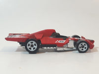 2019 Hot Wheels Track Builder Formula Flashback Red Die Cast Toy Race Car Vehicle