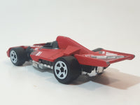 2019 Hot Wheels Track Builder Formula Flashback Red Die Cast Toy Race Car Vehicle